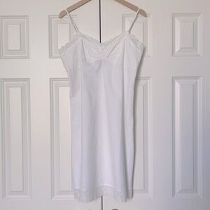 Gap White Babydoll spaghetti strap dress